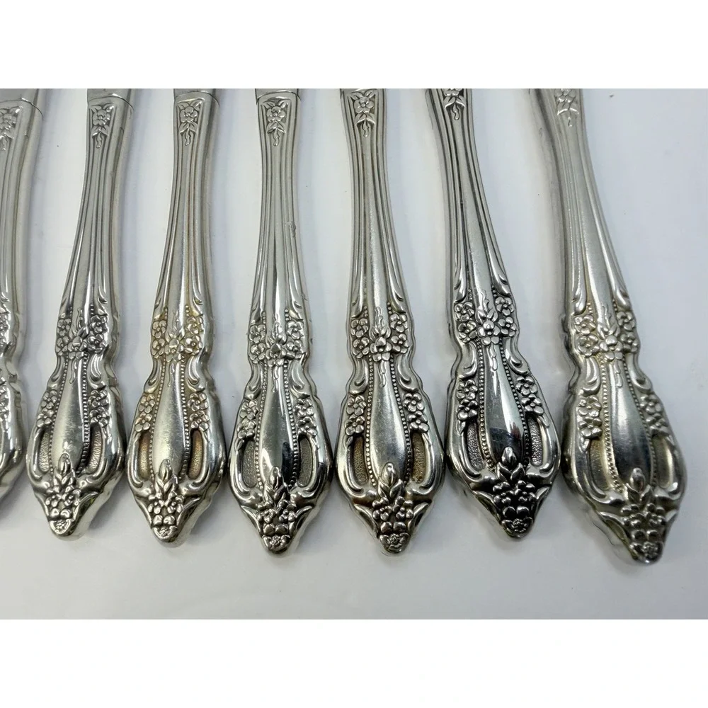 13 Dinner Knives Oneida Raphael Distinction Deluxe Stainless Steel Knife 9